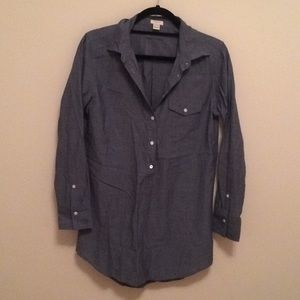 J. Crew Chambray Tunic
